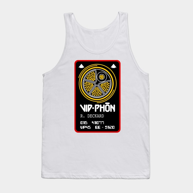 Blade Runner - Vid-Phon Tank Top by Blade Runner Thoughts